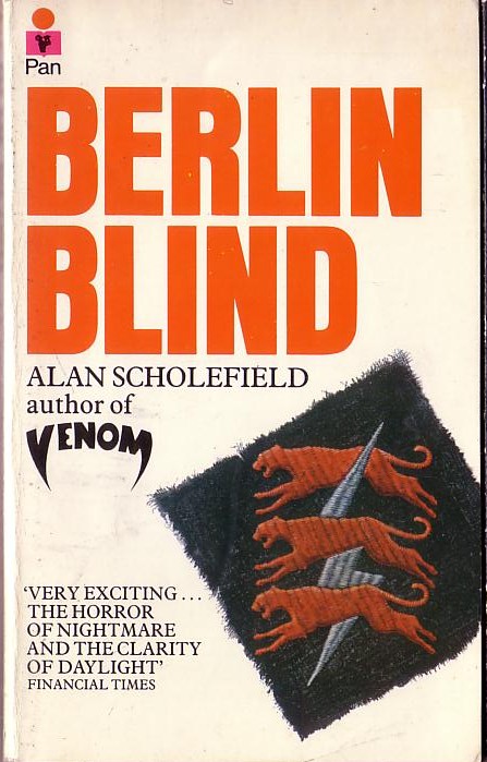 Alan Scholefield  BERLIN BLIND front book cover image