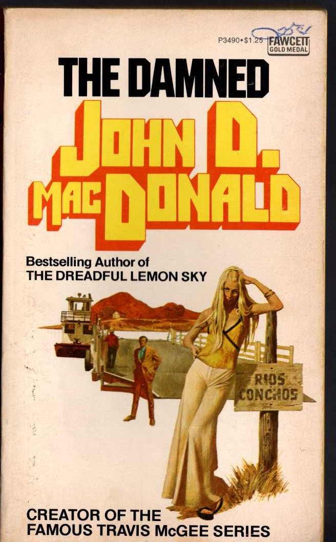 John D. MacDonald  THE DAMNED front book cover image