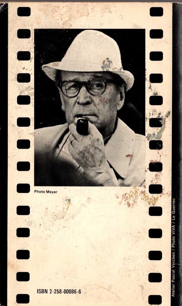 Georges Simenon  L'AMI D'ENFANCE DE MAIGRET magnified rear book cover image