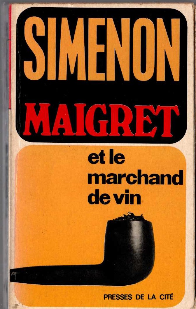 Georges Simenon  MAIGRET ET LA MARCHAND DE VIN front book cover image