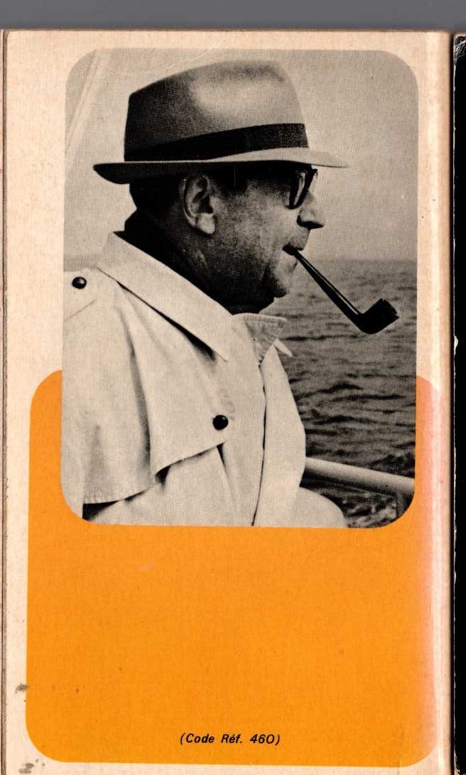 Georges Simenon  MAIGRET ET LA MARCHAND DE VIN magnified rear book cover image
