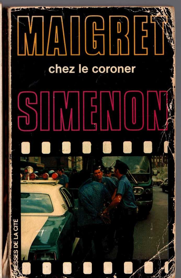 Georges Simenon  MAIGRET CHEZ LE CORONER front book cover image