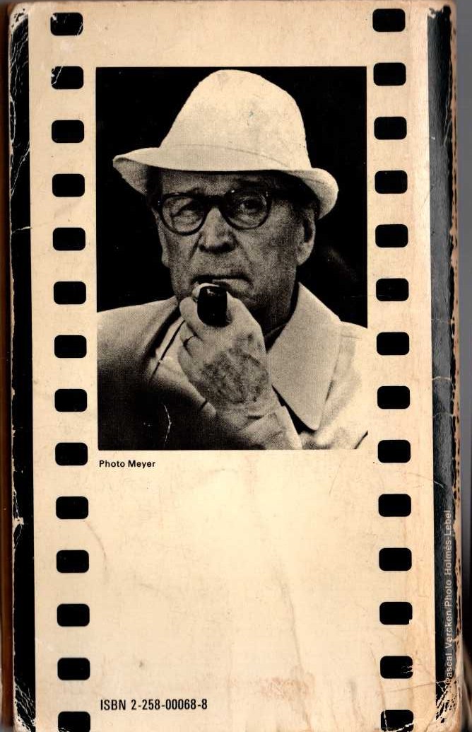 Georges Simenon  MAIGRET CHEZ LE CORONER magnified rear book cover image