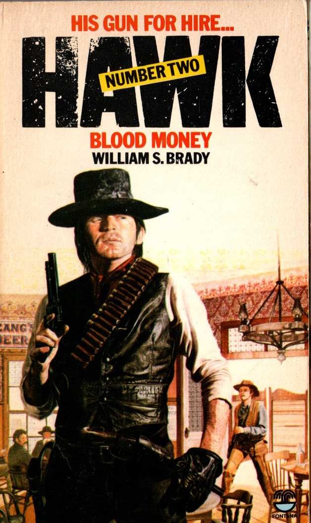 William S. Brady  HAWK 2: BLOOD MONEY front book cover image