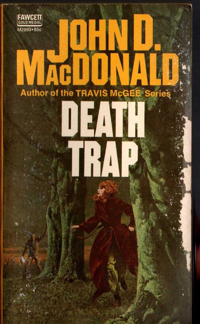 John D. MacDonald  DEATH TRAP front book cover image