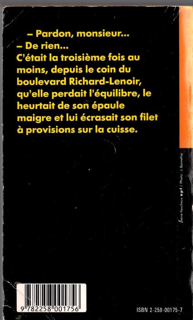 Georges Simenon  LE VOLEUR DE MAIGRET magnified rear book cover image