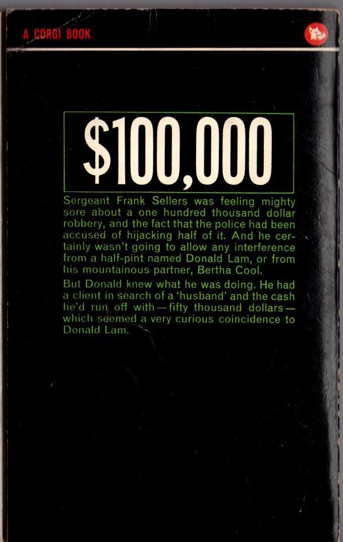 A.A. Fair  KEPT WOMEN CAN'T QUIT magnified rear book cover image