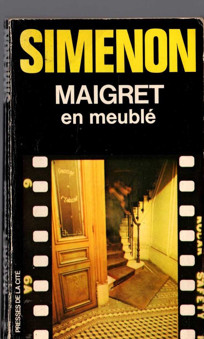 Georges Simenon  MAIGRET EN MEUBLE front book cover image