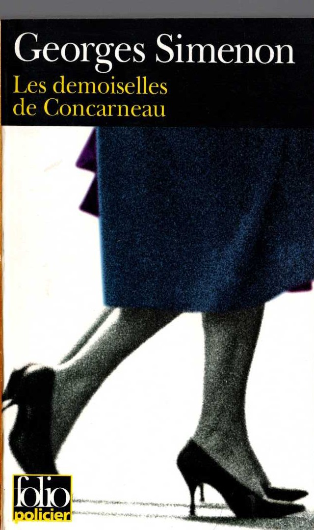 Georges Simenon  LES DEMOISELLES DE CONCARNEAU front book cover image