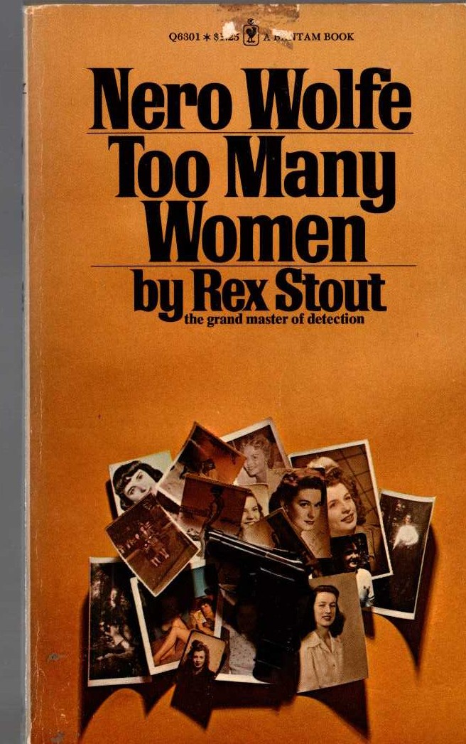 Rex Stout  TOO MANY WOMEN front book cover image