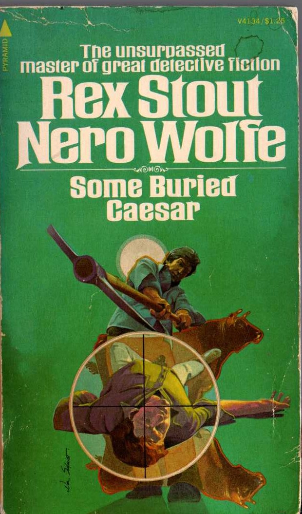 Rex Stout  SOME BURIED CAESAR front book cover image