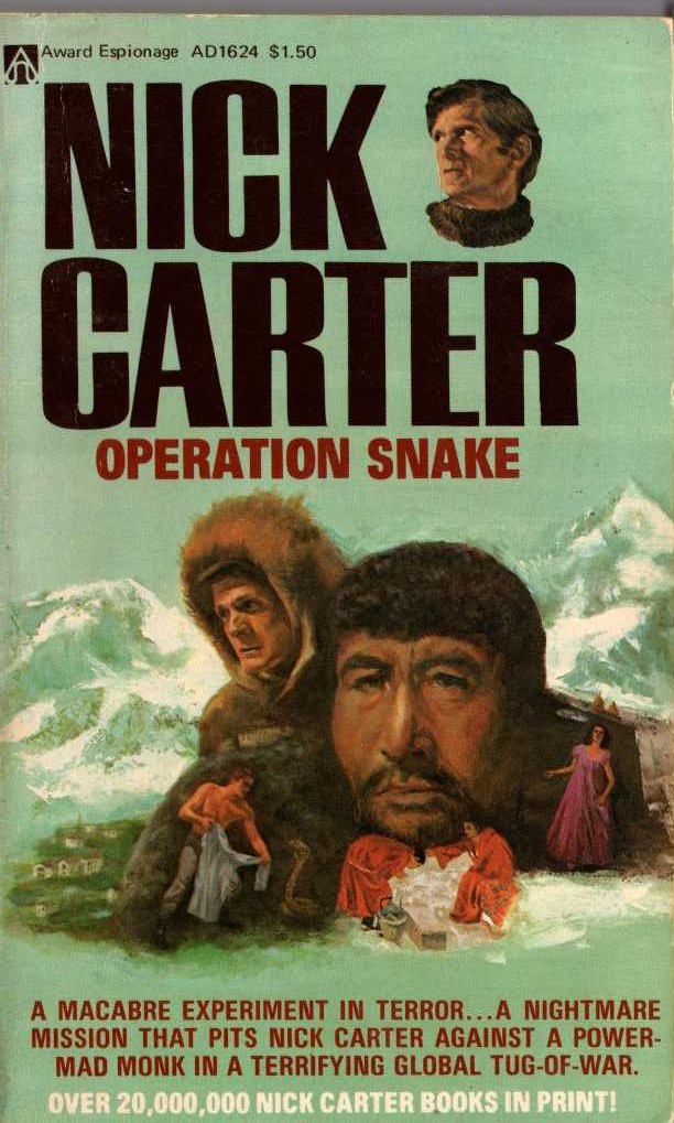 Nick Carter  OPERATION SNAKE front book cover image