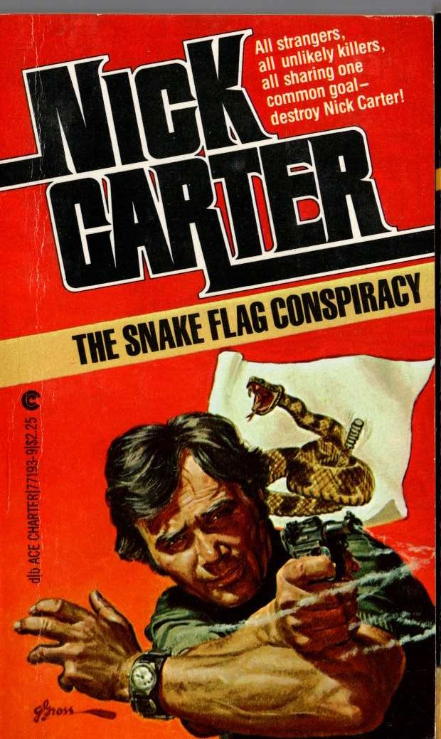 Nick Carter  THE SNAKE FLAG CONSPIRACY front book cover image