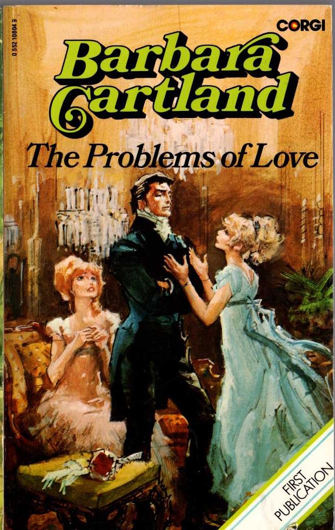 Barbara Cartland  THE PROBLEMS OF LOVE front book cover image