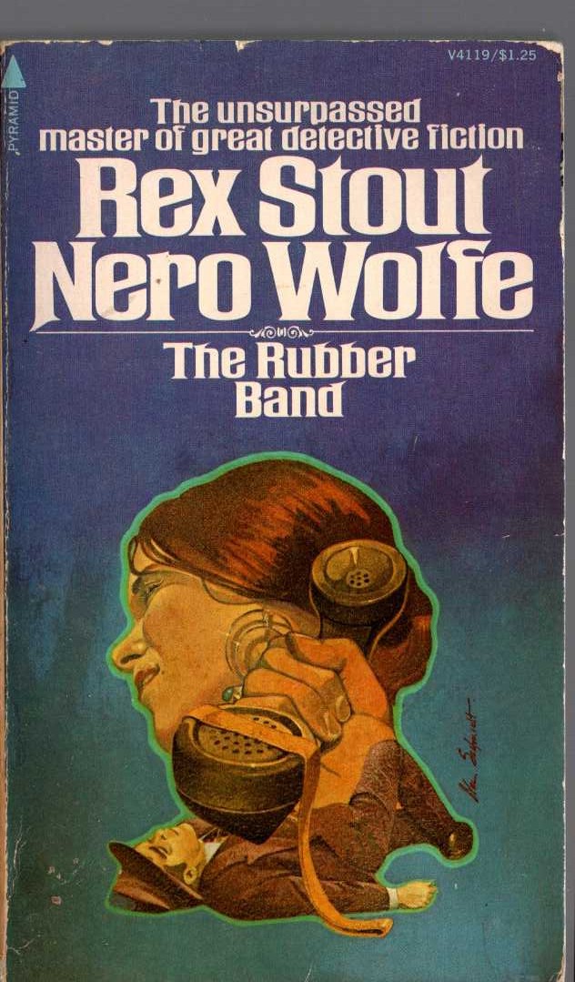 Rex Stout  THE RUBBER BAND front book cover image
