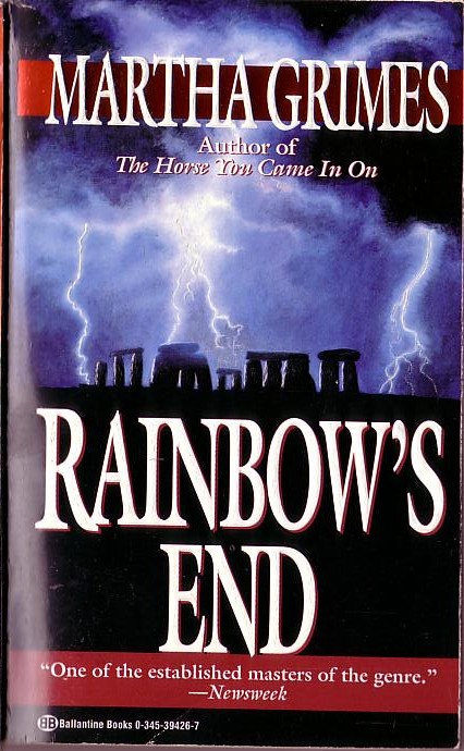 Martha Grimes  RAINBOW'S END front book cover image