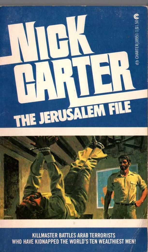 Nick Carter  THE JERUSALEM FILE front book cover image