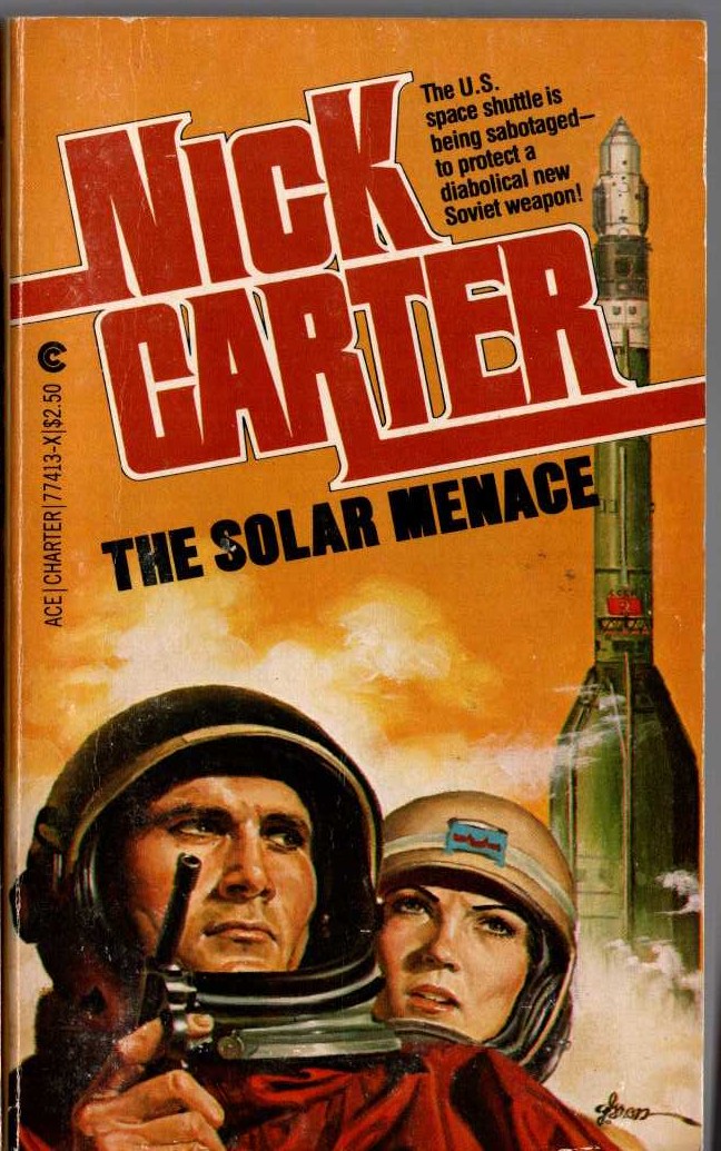 Nick Carter  THE SOLAR MENACE front book cover image