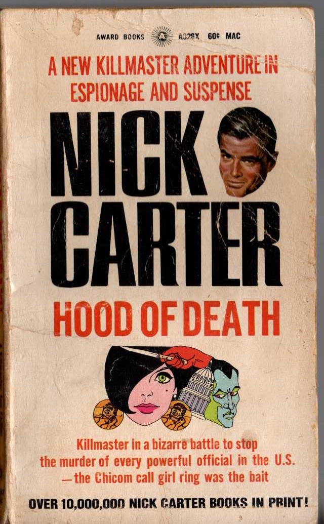 Nick Carter  HOOD OF DEATH front book cover image