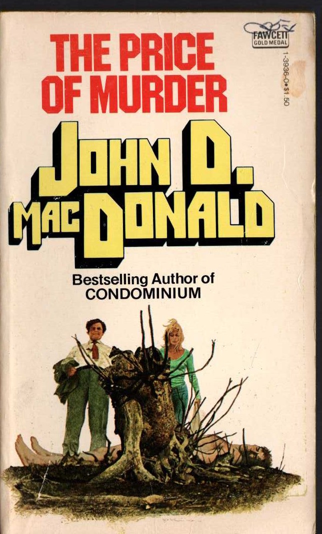 John D. MacDonald  THE PRICE OF MURDER front book cover image