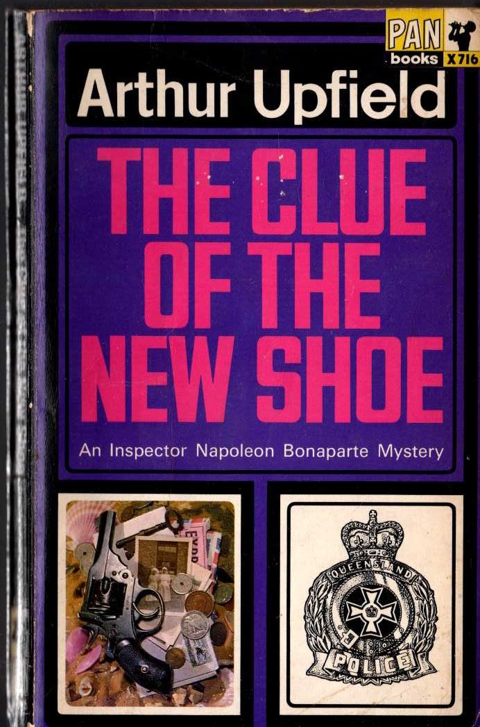 Arthur Upfield  THE CLUE OF THE NEW SHOE front book cover image