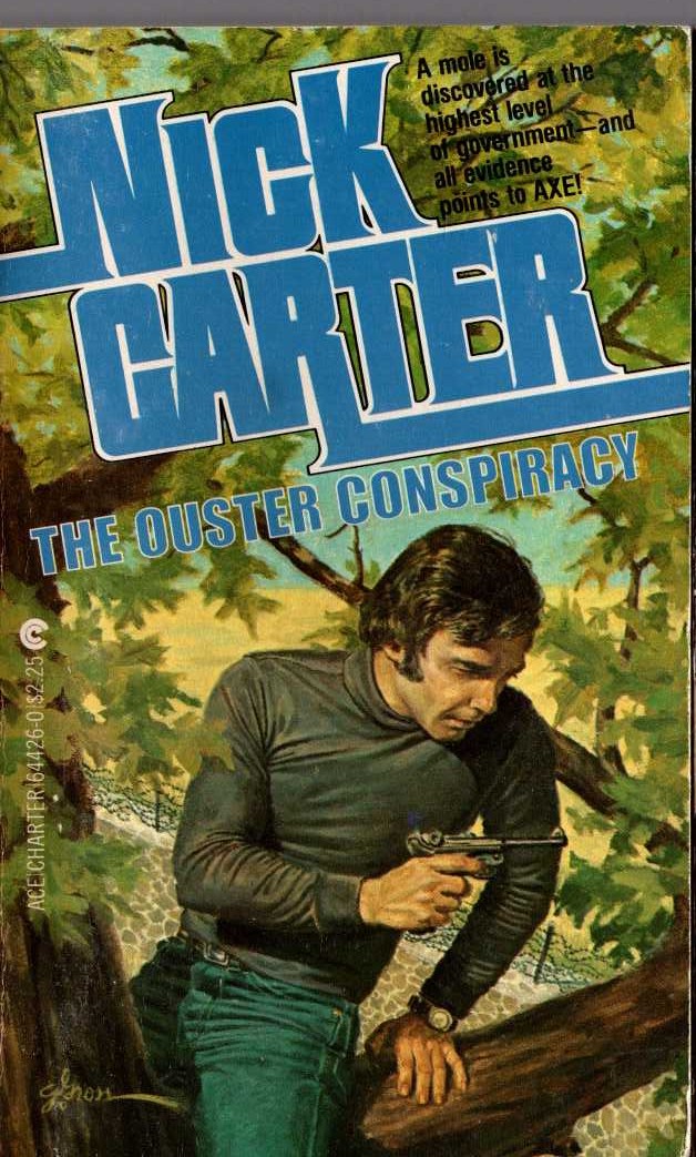 Nick Carter  THE OUSTER CONSPIRACY front book cover image