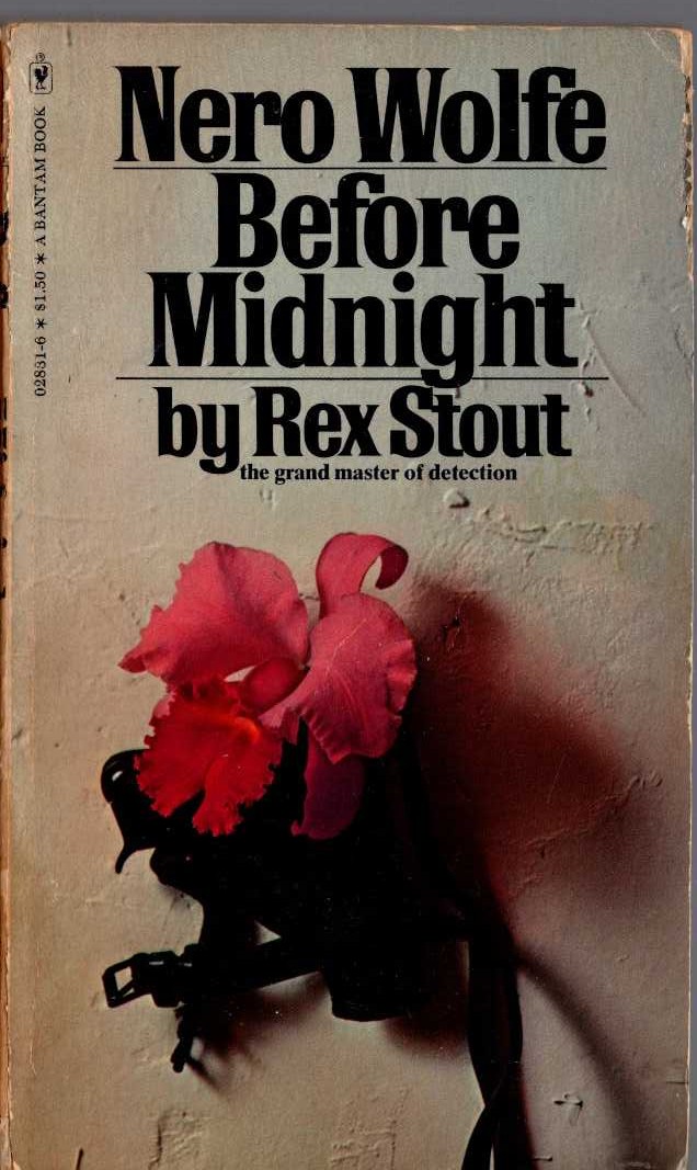Rex Stout  BEFORE MIDNIGHT front book cover image
