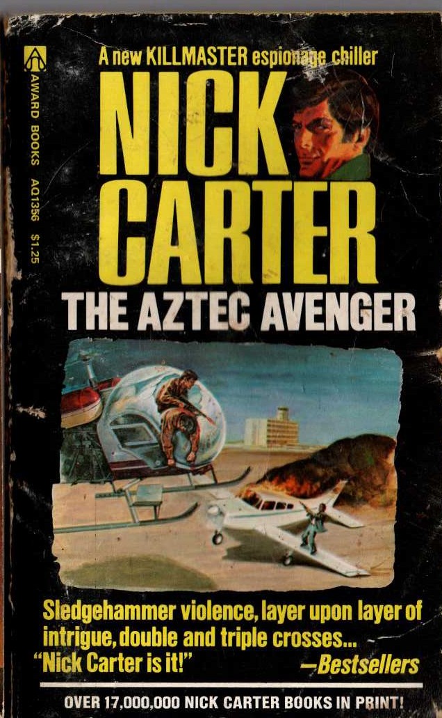Nick Carter  THE AZTEC AVENGER front book cover image