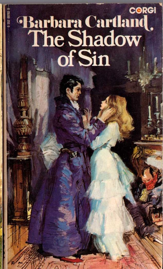 Barbara Cartland  THE SHADOW OF SIN front book cover image