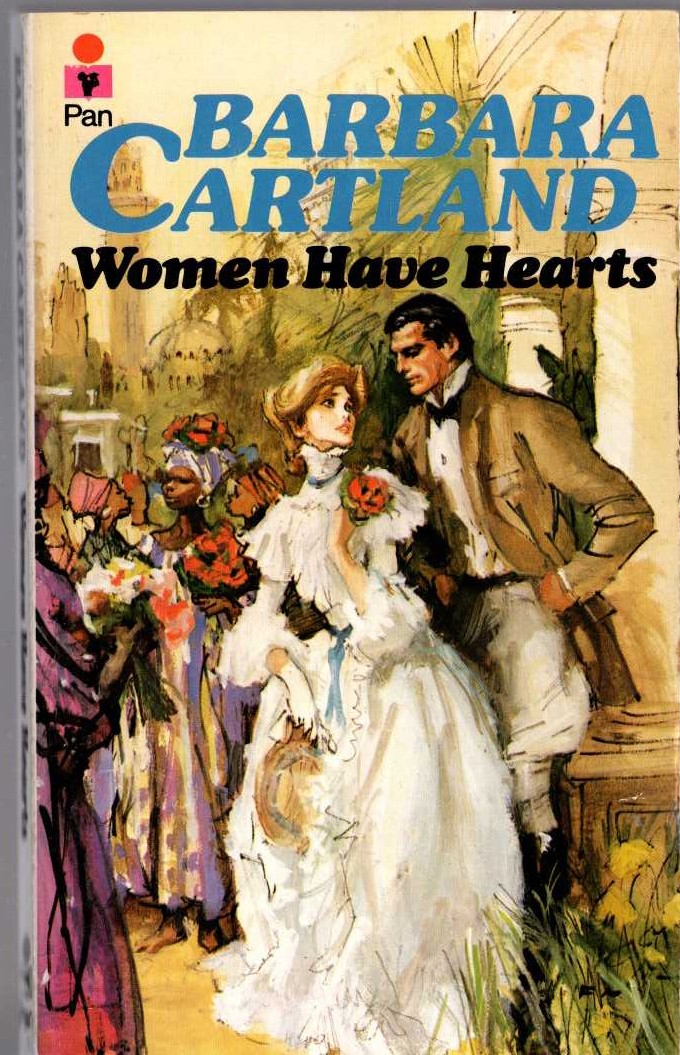 Barbara Cartland  WOMEN HAVE HEARTS front book cover image