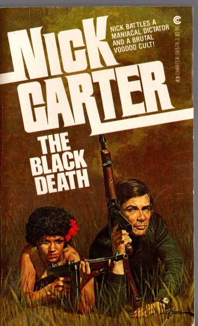 Nick Carter  THE BLACK DEATH front book cover image