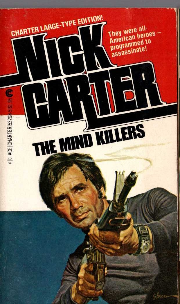Nick Carter  THE MIND KILLERS front book cover image