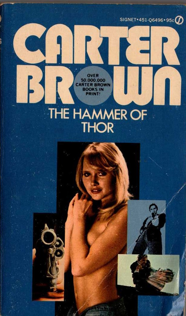 Carter Brown  THE HAMMER OF THOR front book cover image