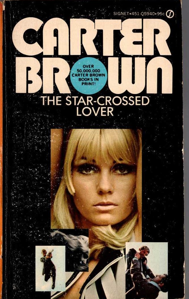 Carter Brown  THE STAR-CROSSED LOVER front book cover image