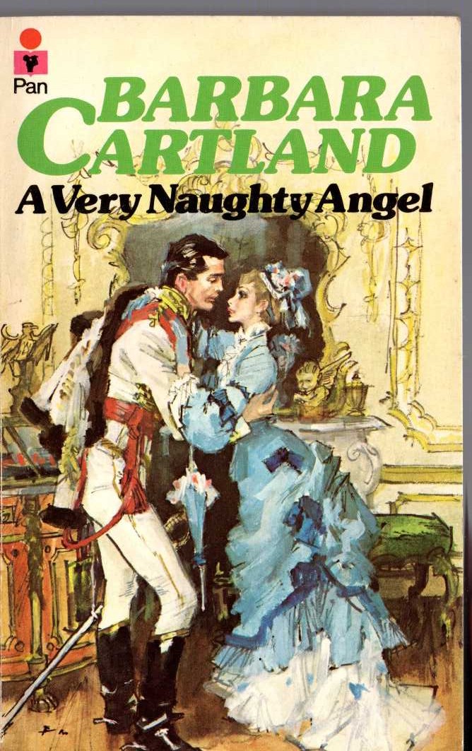 Barbara Cartland  A VERY NAUGHTY ANGEL front book cover image