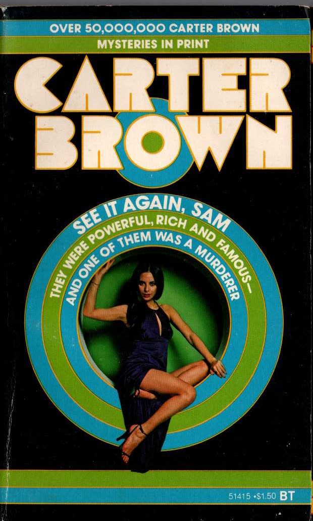 Carter Brown  SEE IT AGAIN, SAM front book cover image