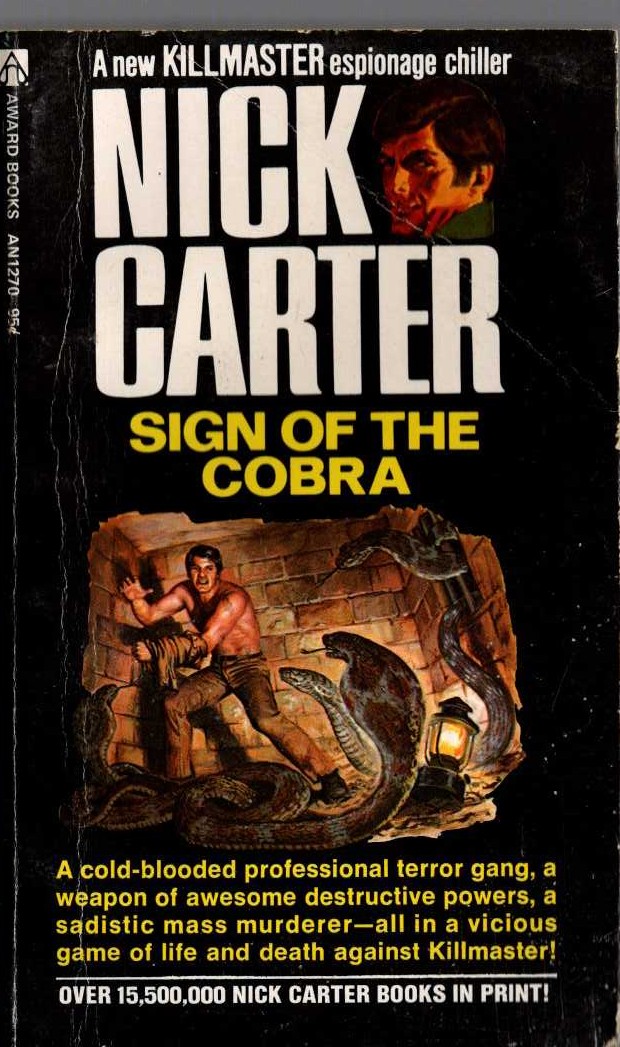 Nick Carter  SIGN OF THE COBRA front book cover image