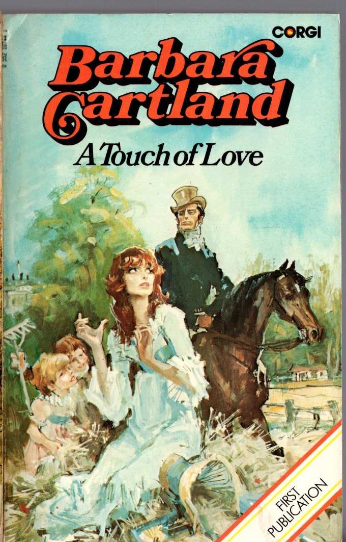 Barbara Cartland  A TOUCH OF LOVE front book cover image
