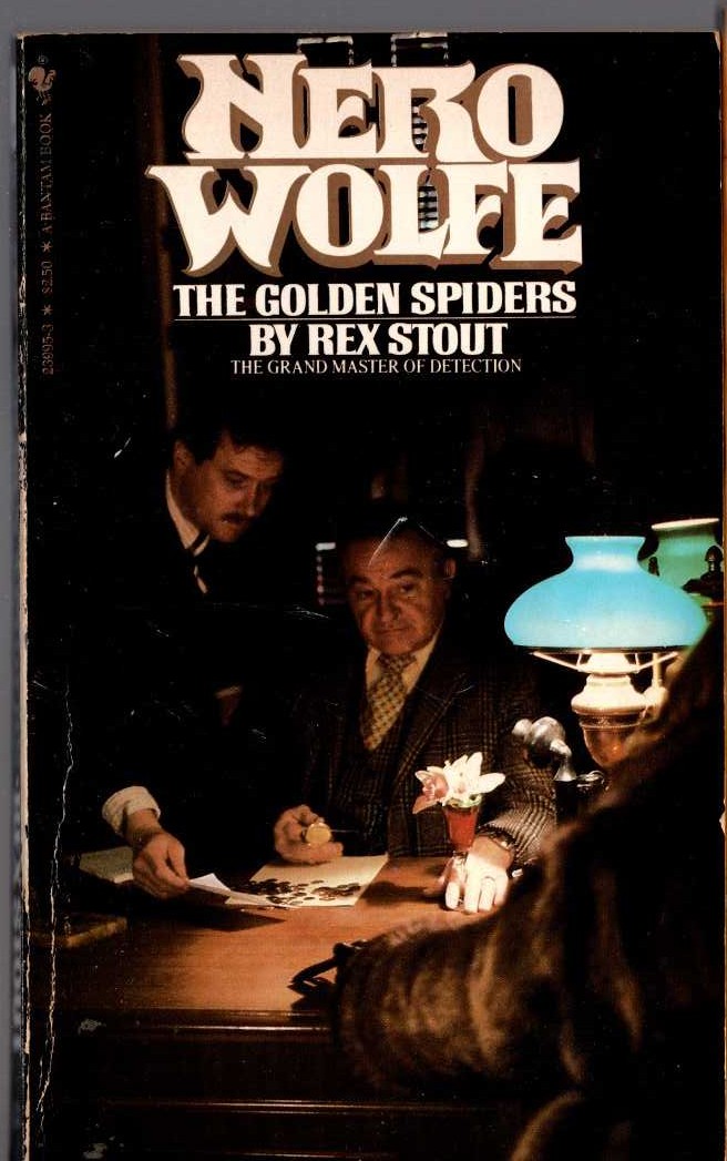 Rex Stout  THE GOLDEN SPIDERS front book cover image