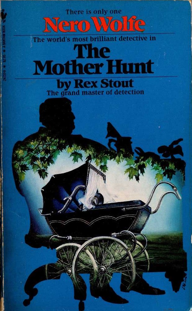 Rex Stout  THE MOTHER HUNT front book cover image