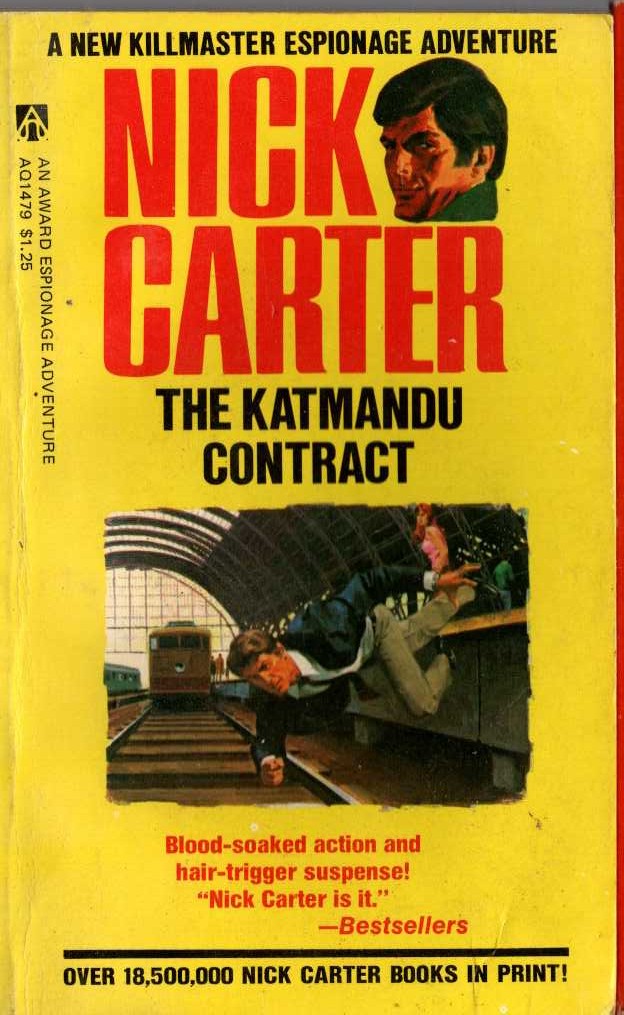 Nick Carter  THE KATMANDU CONTRACT front book cover image