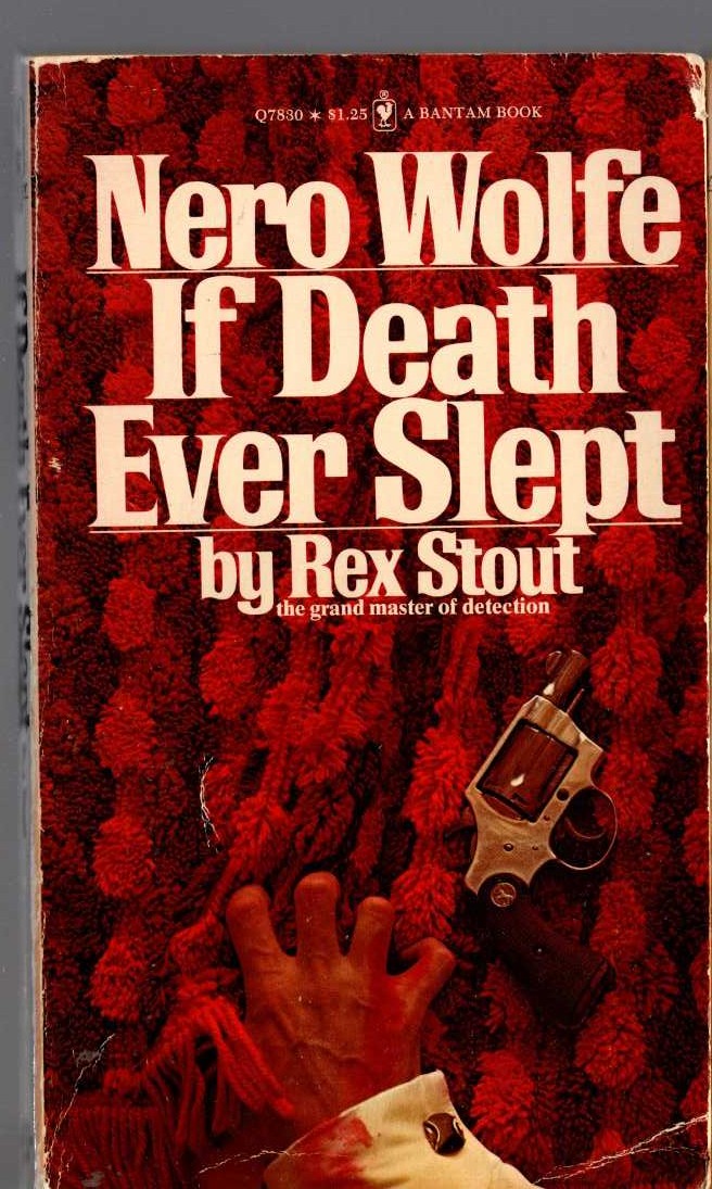 Rex Stout  IF DEATH EVER SLEPT front book cover image