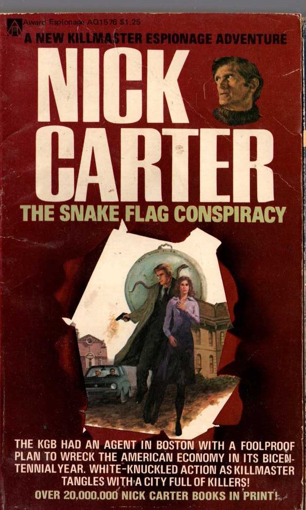 Nick Carter  THE SNAKE FLAG CONSPIRACY front book cover image