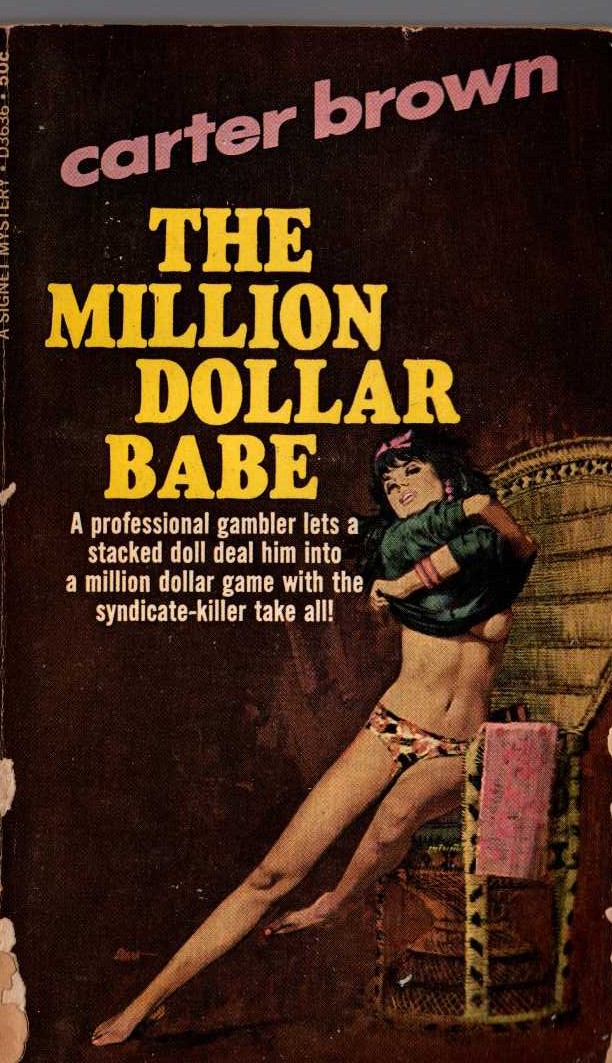 Carter Brown  THE MILLION DOLLAR BABE front book cover image