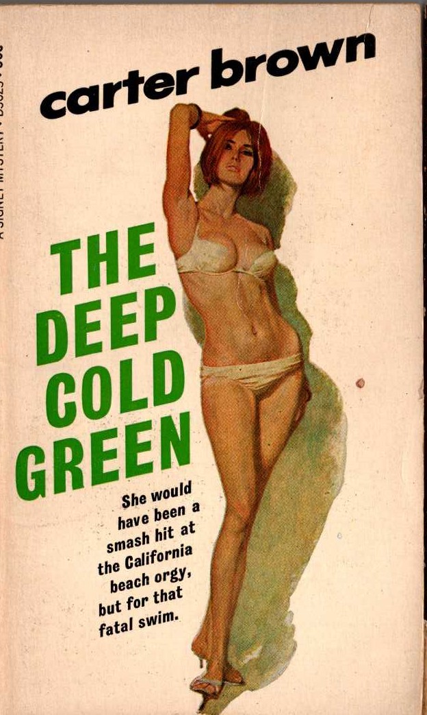 Carter Brown  THE DEEP COLD GREEN front book cover image