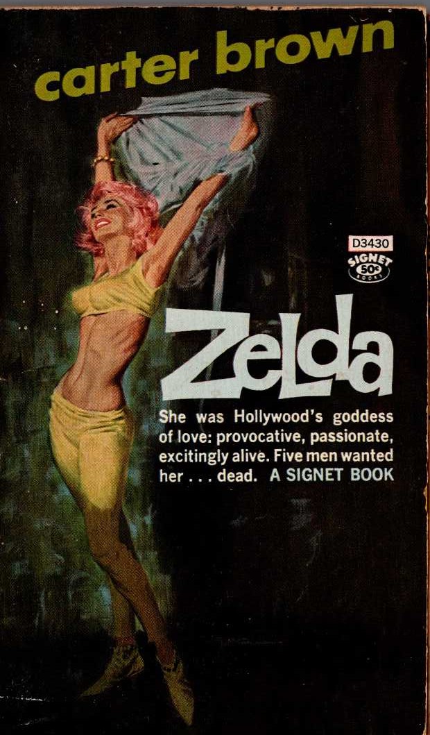 Carter Brown  ZELDA front book cover image
