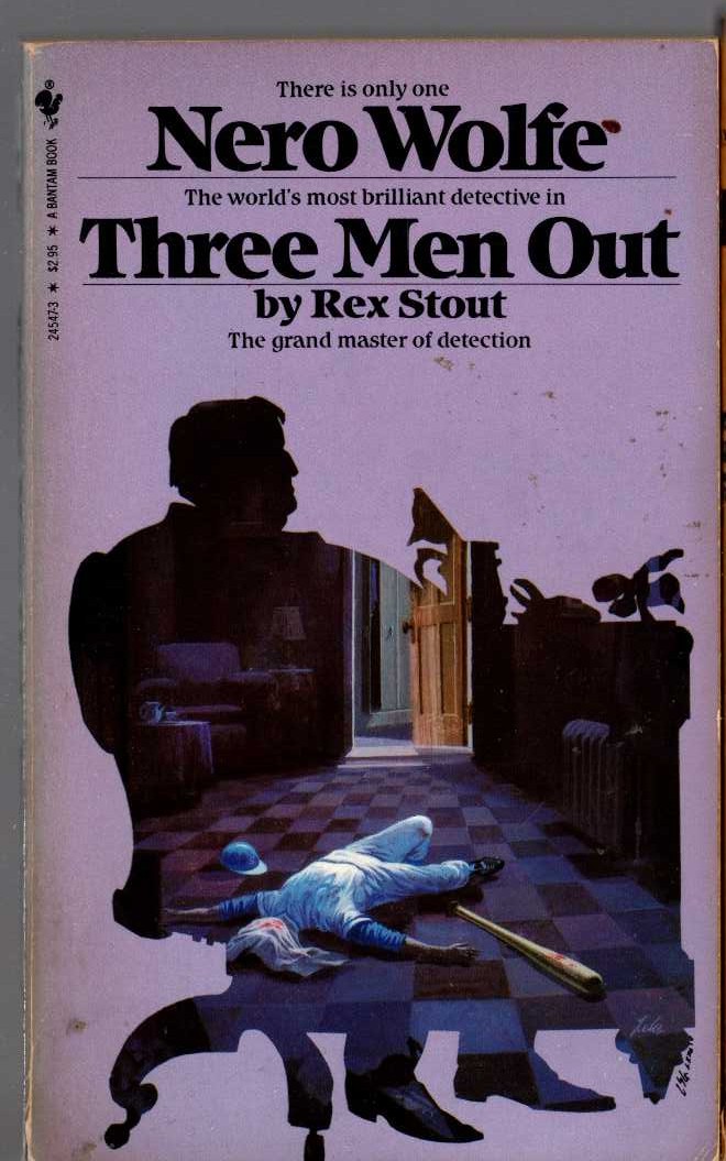 Rex Stout  THREE MEN OUT front book cover image