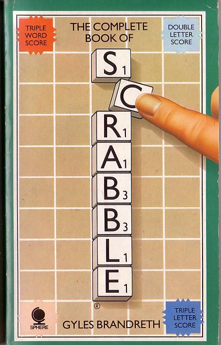 Gyles Brandreth  THE COMPLETE BOOK OF SCRABBLE front book cover image