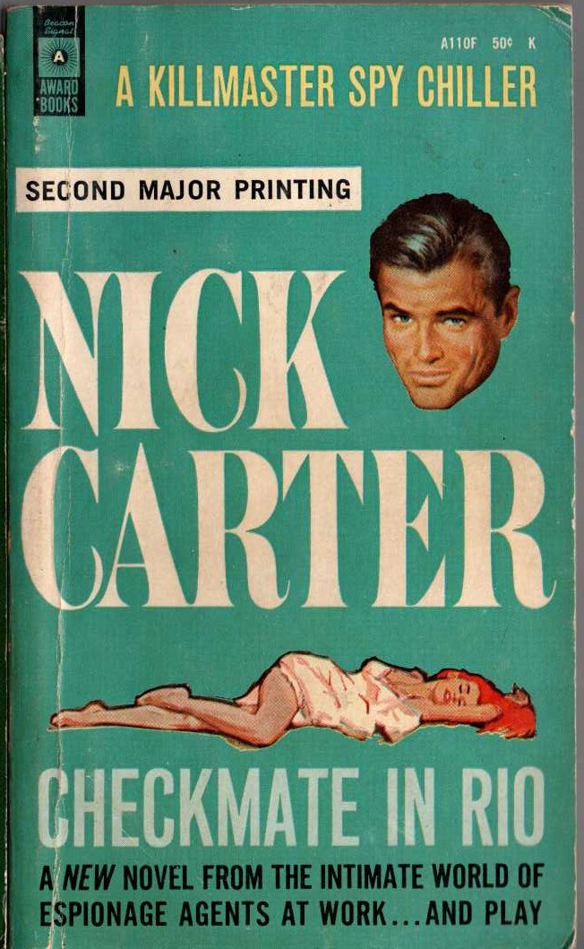 Nick Carter  CHECKMATE IN RIO front book cover image