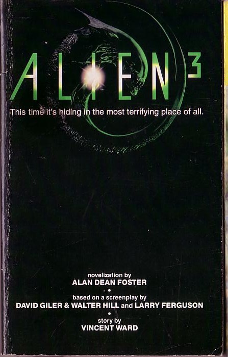 Alan Dean Foster  ALIEN3 front book cover image